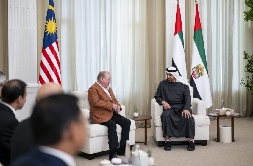  UAE President receives King of Malaysia