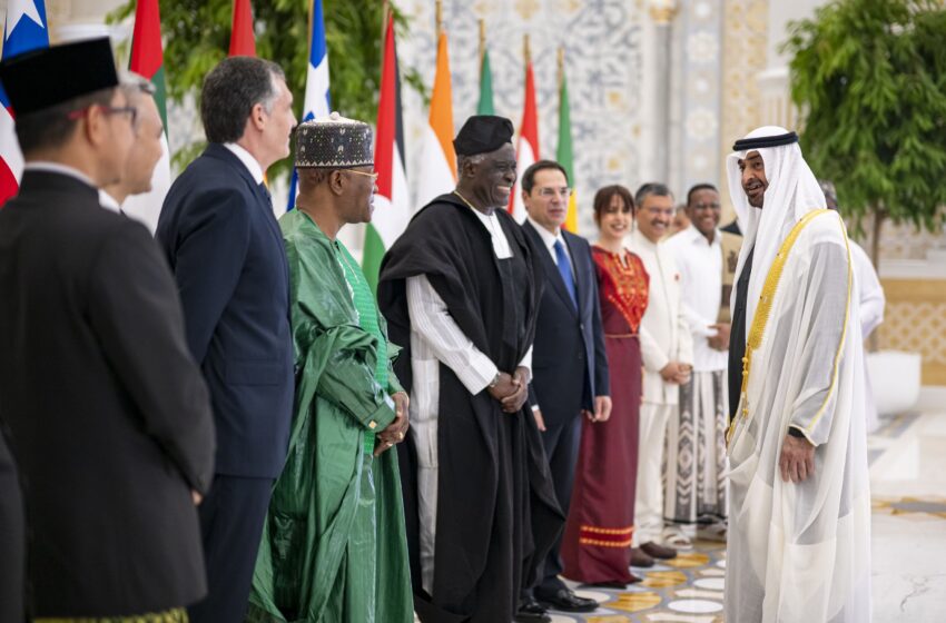  UAE President receives credentials of newly appointed ambassadors