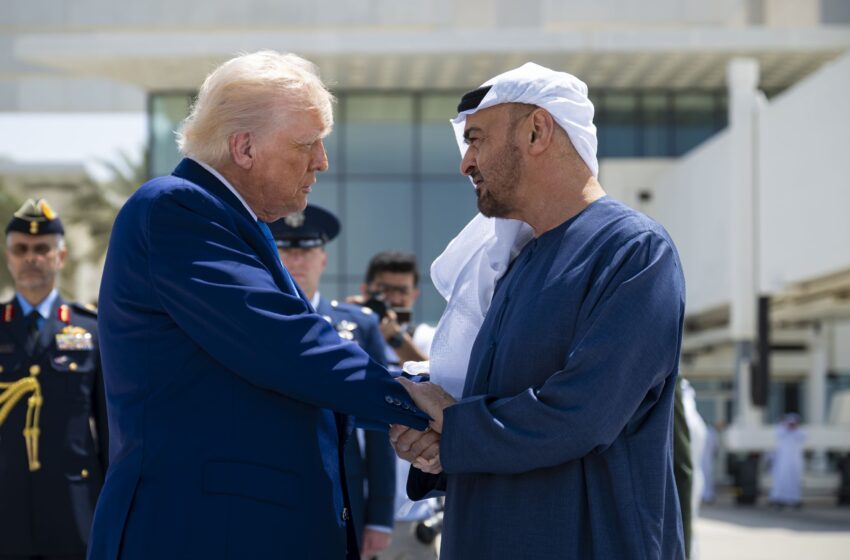 UAE President bids farewell as US President concludes state visit to the UAE